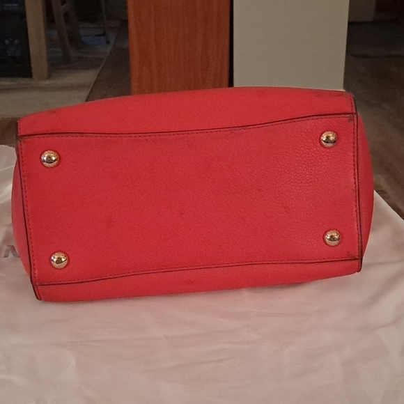 MICHEAL KORS HUDSON LG LEATHER SATCHEL - Picture 5 of 8